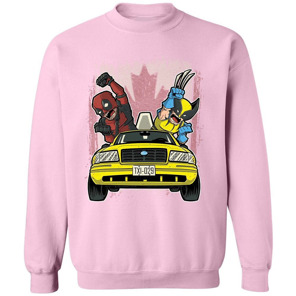 Classic Unisex Sweatshirt - QWCKBJBJ - Light Pink - 3