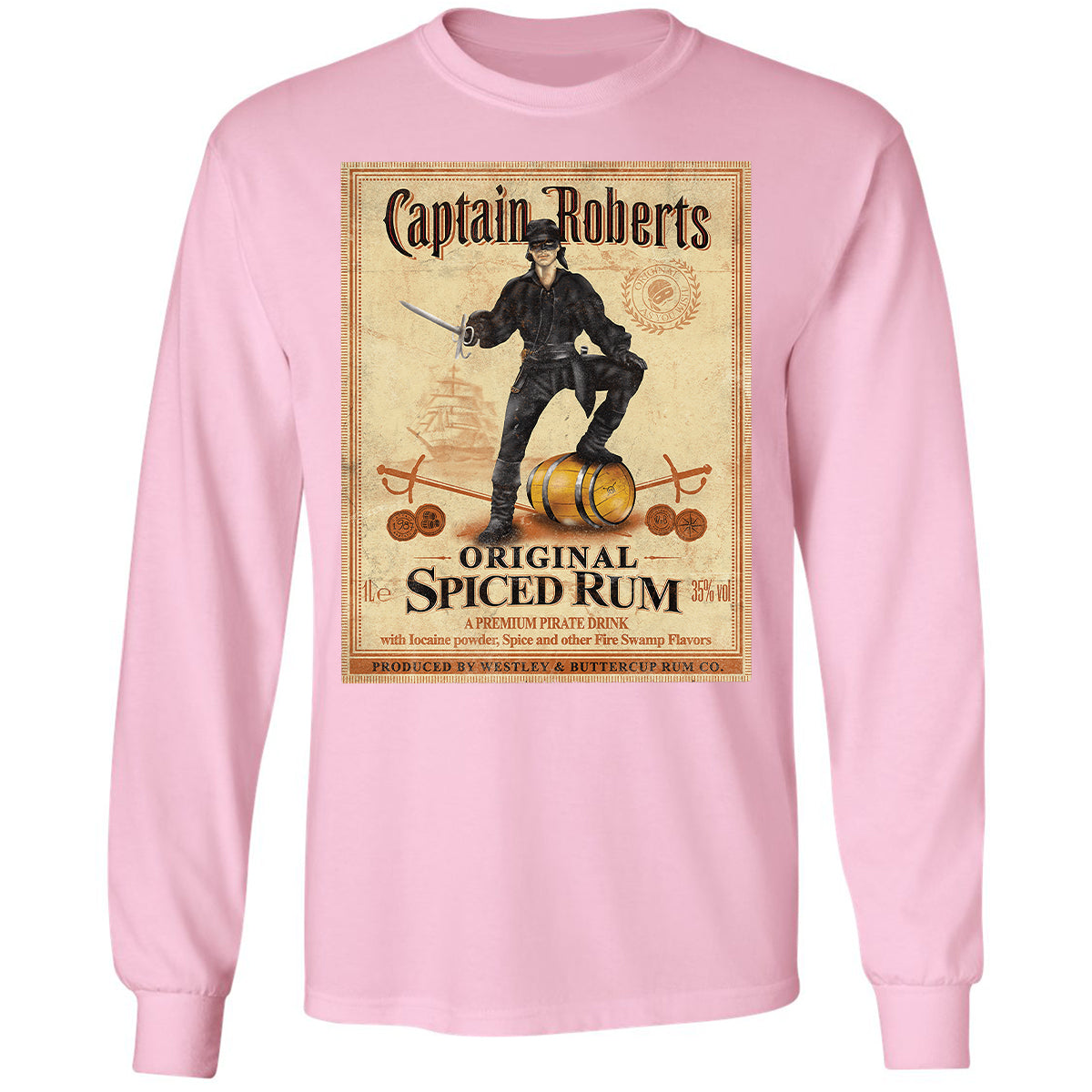 Long Sleeve T-Shirt - QHEVJG1M - Light Pink - 3