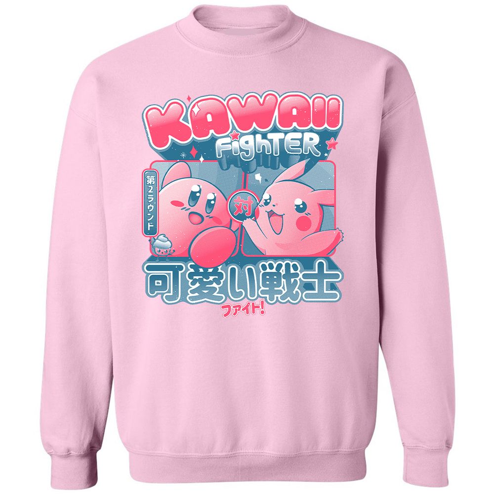Classic Unisex Sweatshirt - E6GH3WA4 - Light Pink - 3
