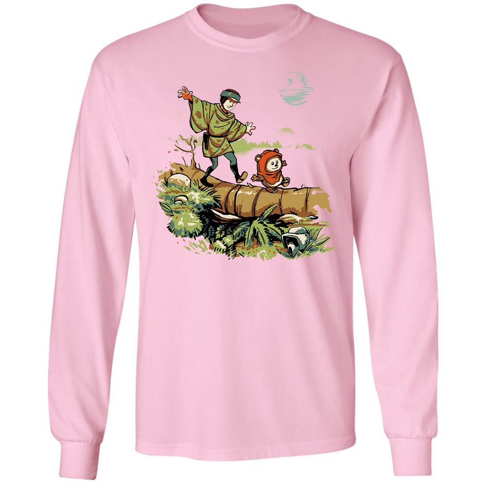 Long Sleeve T-Shirt - P4KFTRH5 - Light Pink - 3