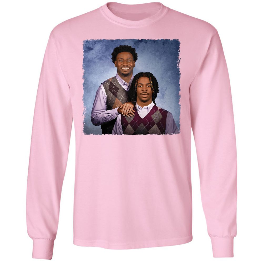 Long Sleeve T-Shirt - QP32UDHM - Light Pink - 3