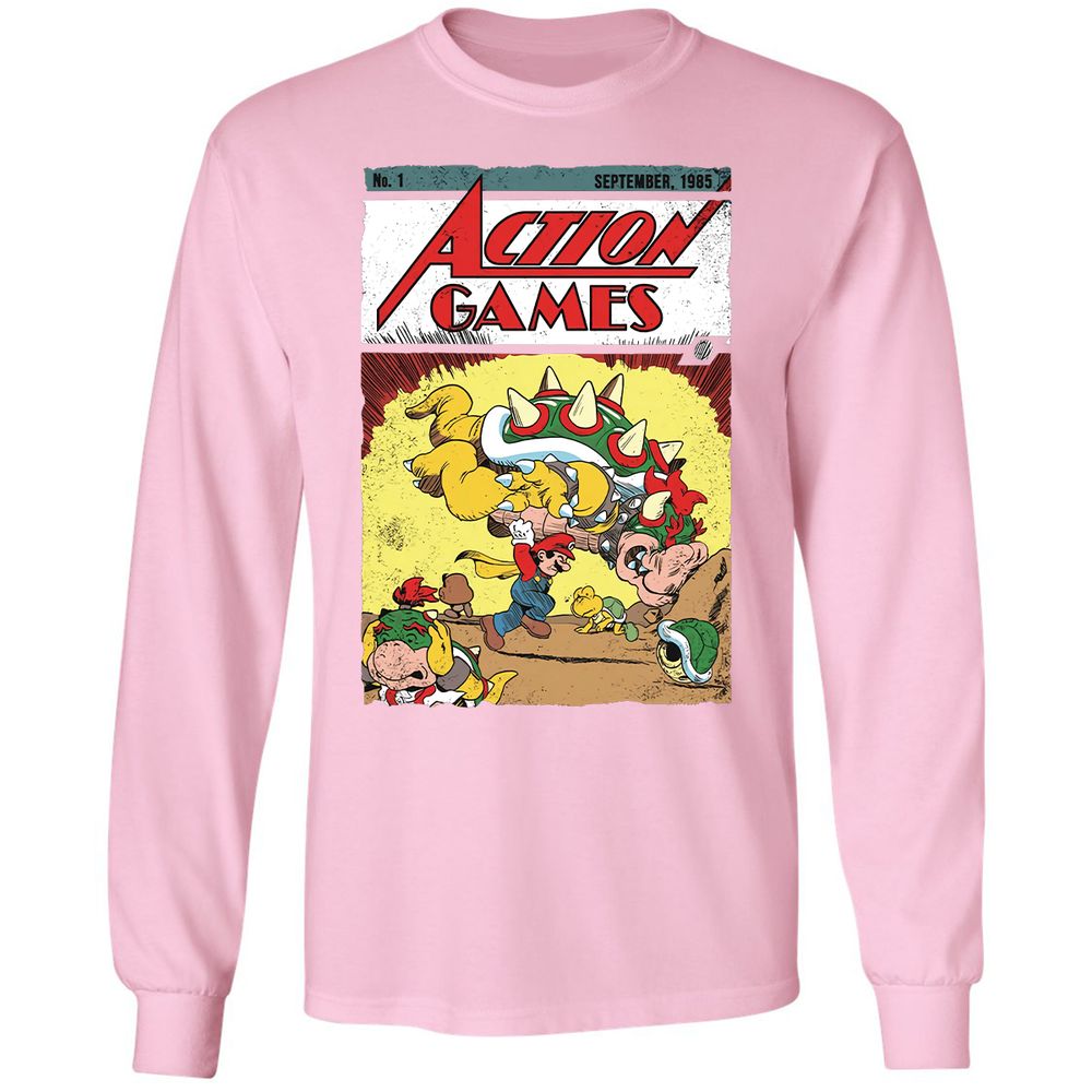 Long Sleeve T-Shirt - 5478ER9S - Light Pink - 3
