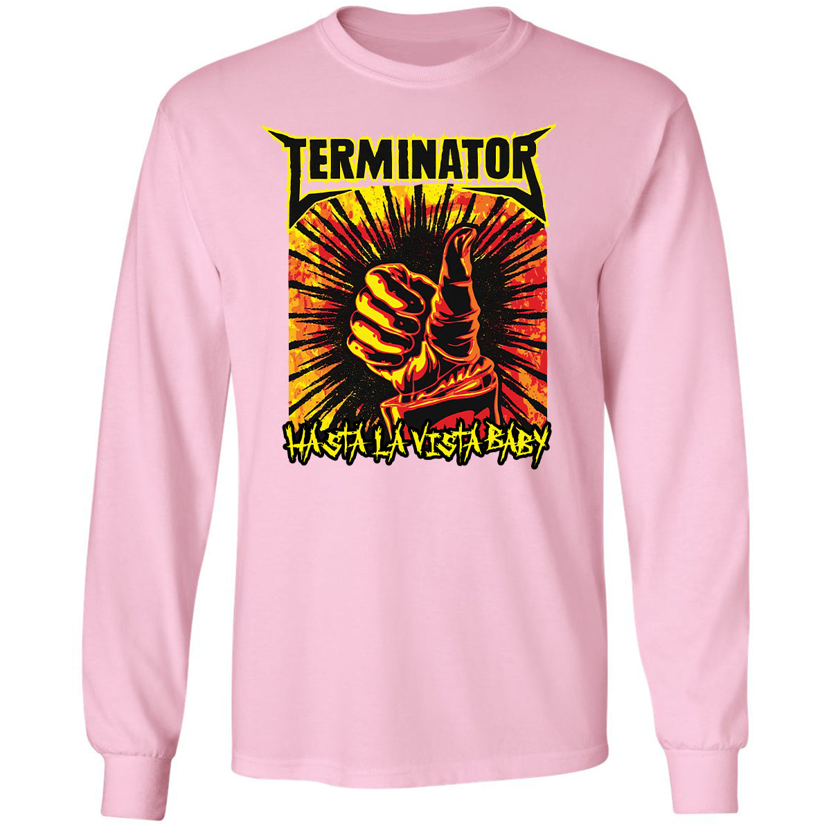 Long Sleeve T-Shirt - N4LPKCVM - Light Pink - 3