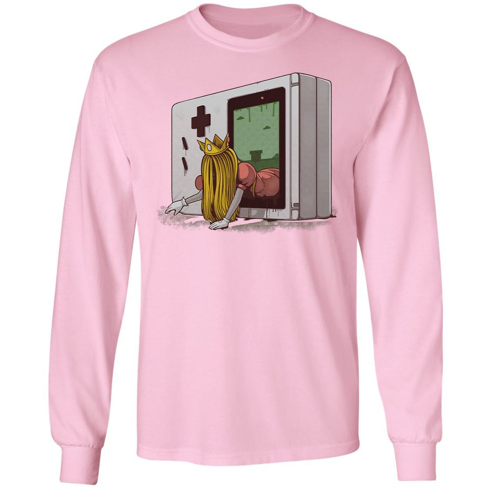 Long Sleeve T-Shirt - VD3BWJD1 - Light Pink - 3