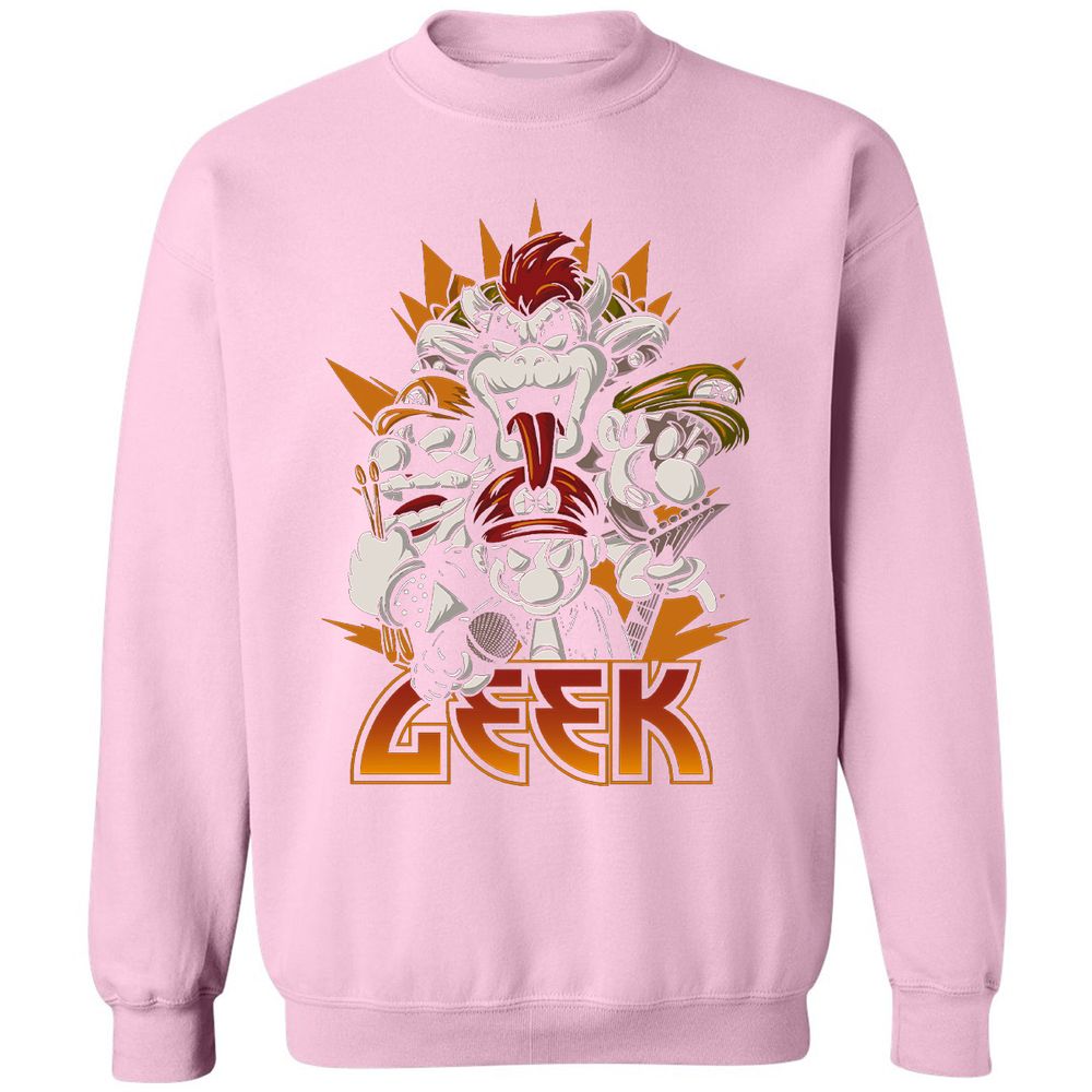 Classic Unisex Sweatshirt - HKNGYSHR - Light Pink - 3