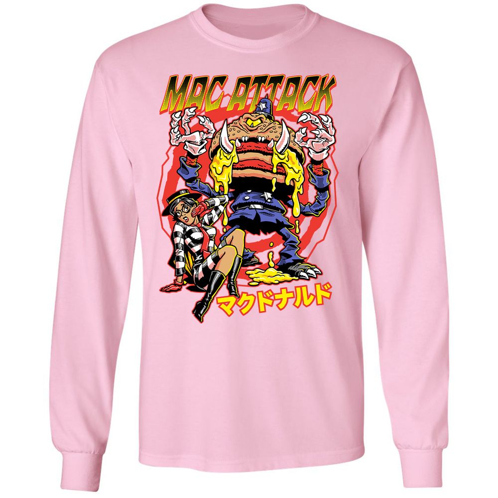 Long Sleeve T-Shirt - GWKB8QW8 - Light Pink - 3