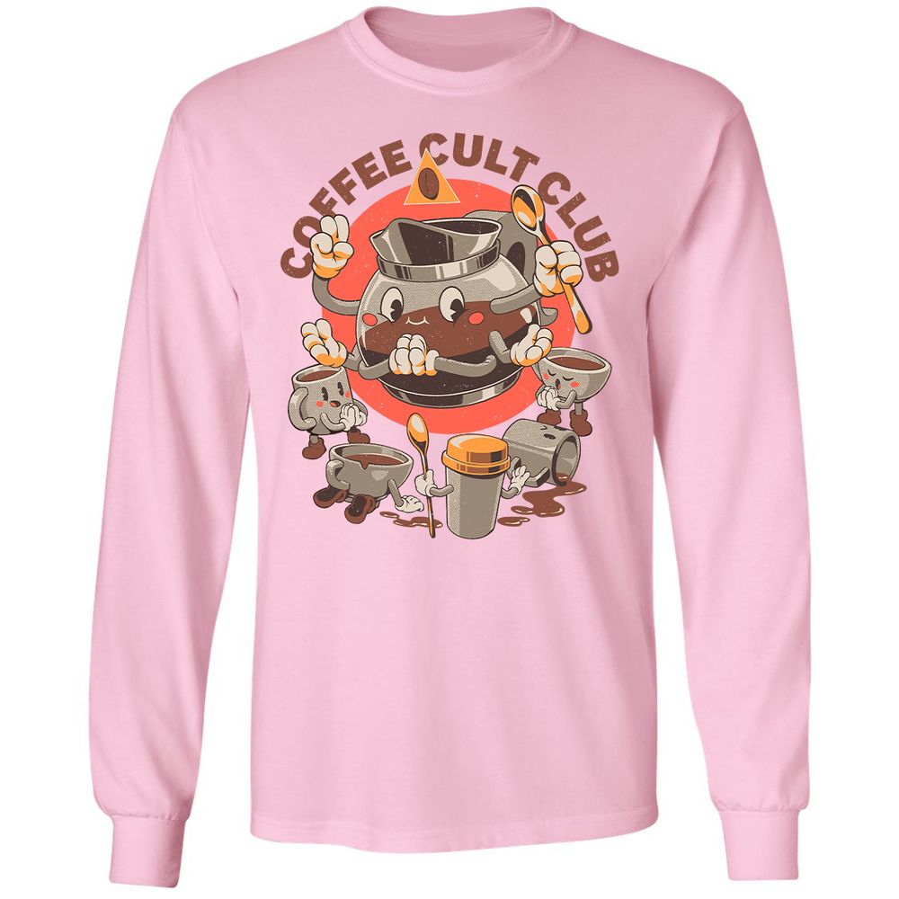 Long Sleeve T-Shirt - HHUF4B4C - Light Pink - 3