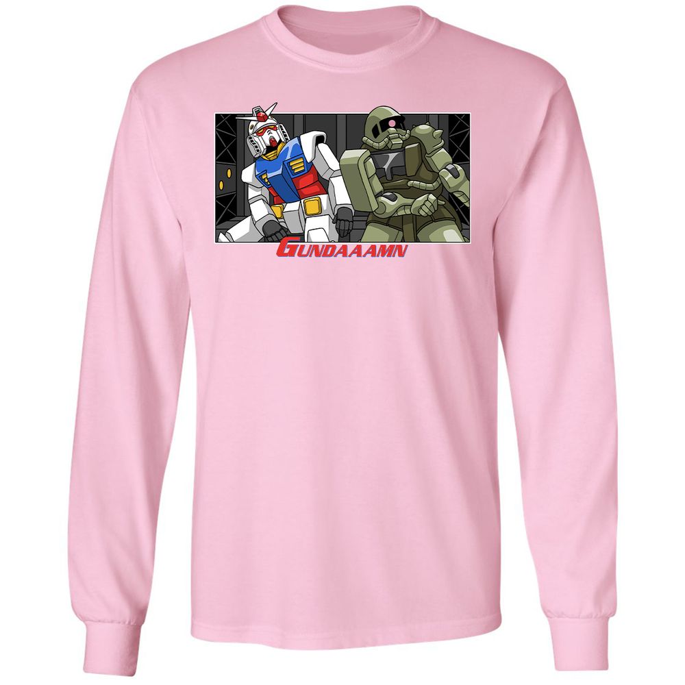 Long Sleeve T-Shirt - R2SEBDPD - Light Pink - 3