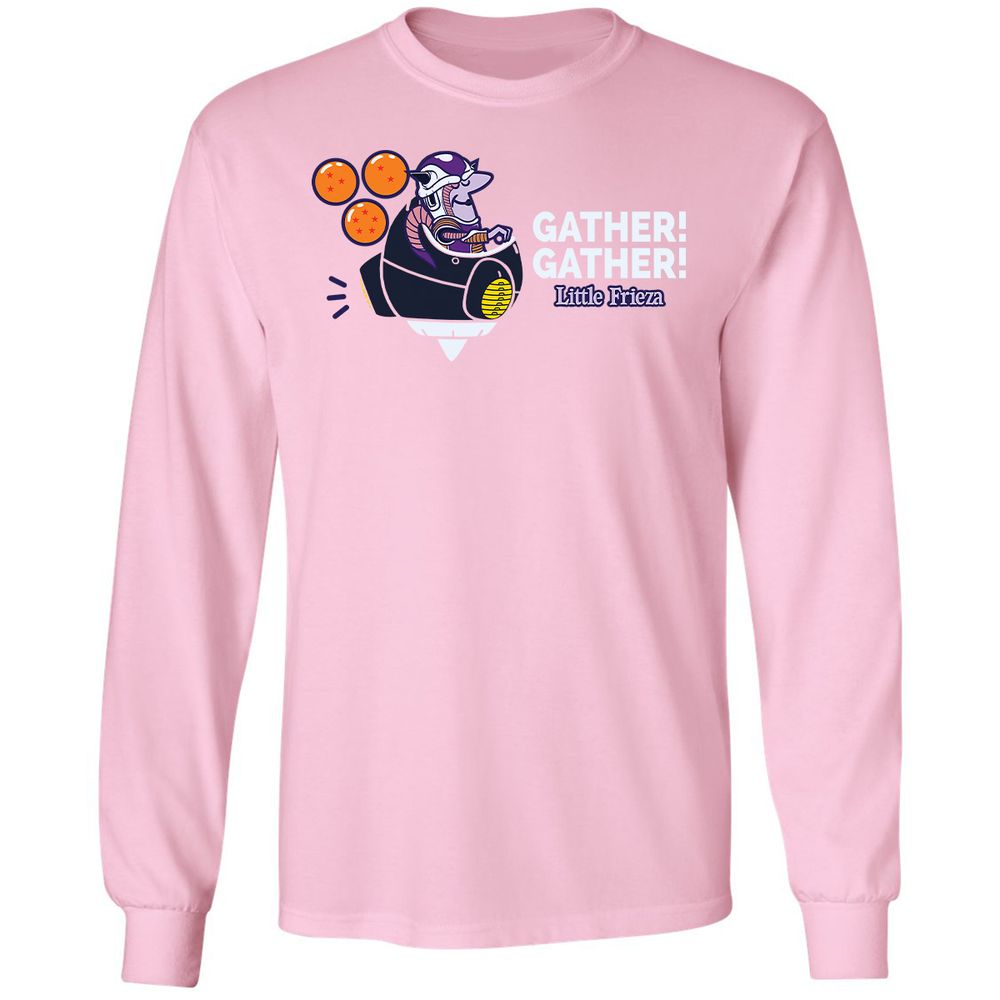 Long Sleeve T-Shirt - HQMJFDCV - Light Pink - 3
