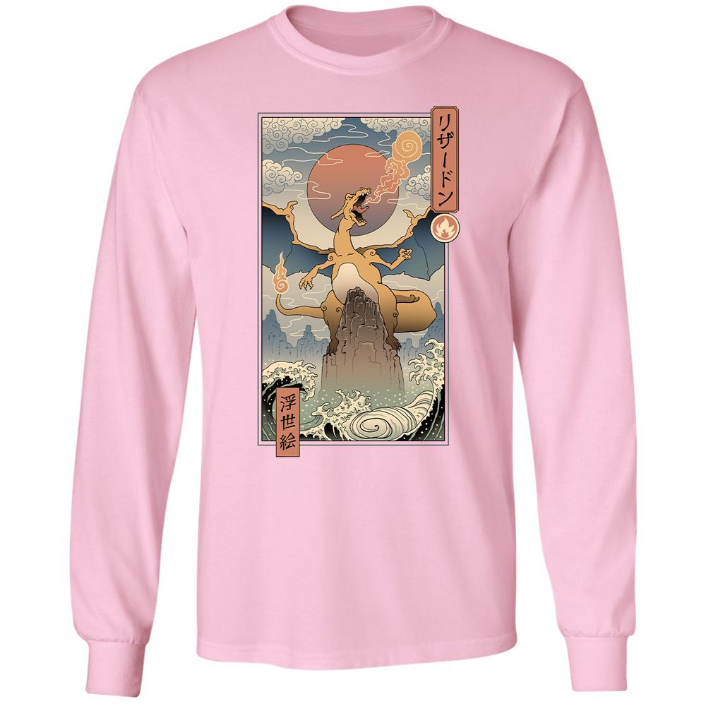 Long Sleeve T-Shirt - EPZ44JBK - Light Pink - 3