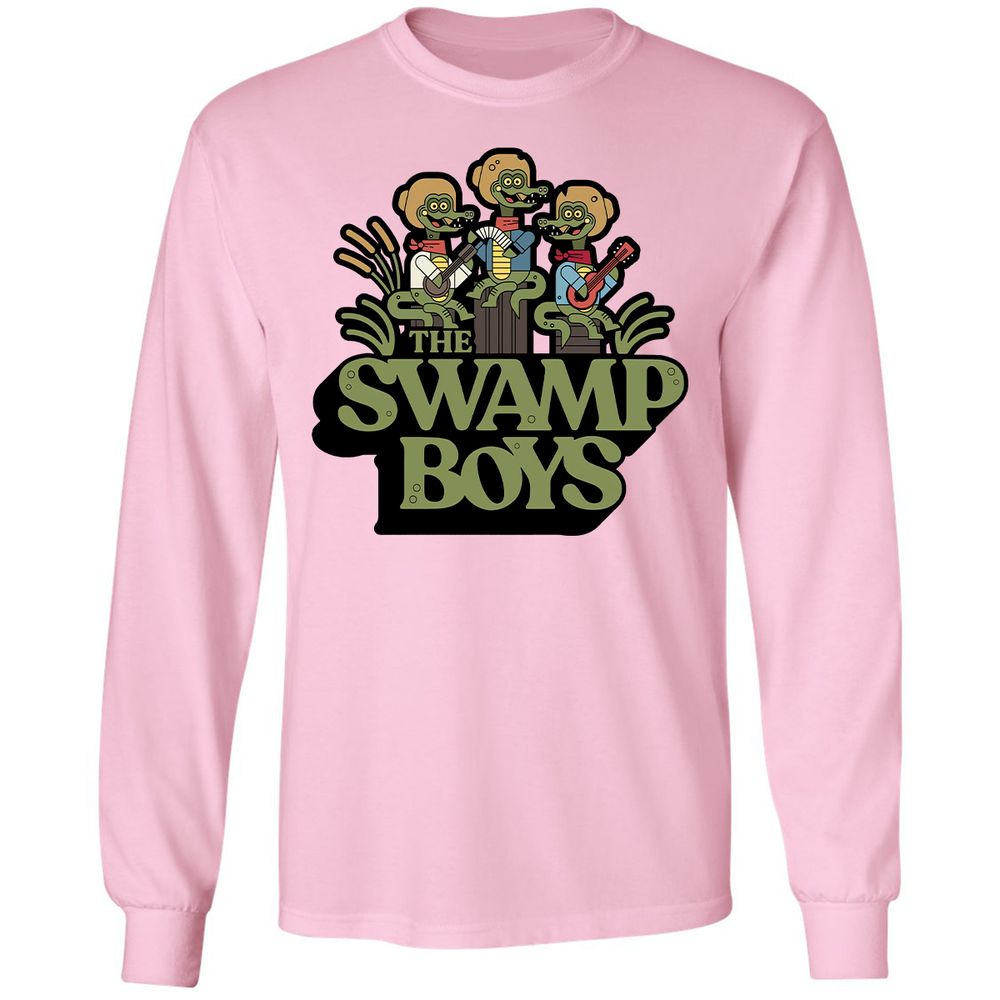 Long Sleeve T-Shirt - 7Y2XTSWU - Light Pink - 3