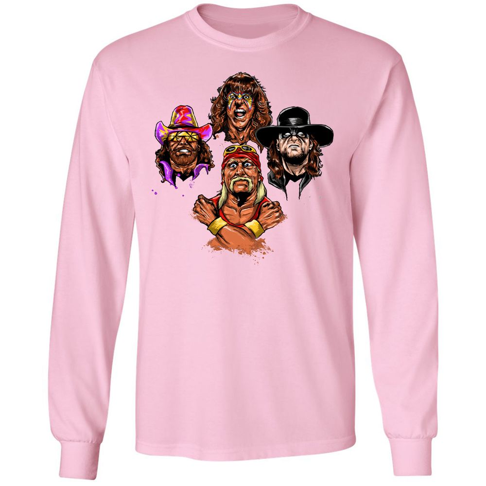 Long Sleeve T-Shirt - HWKATYDF - Light Pink - 3