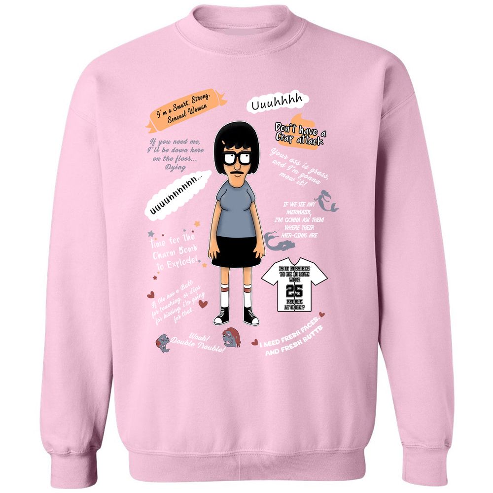 Classic Unisex Sweatshirt - YFV1YAK3 - Light Pink - 3