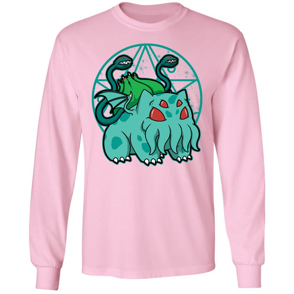 Long Sleeve T-Shirt - UYWCBDU7 - Light Pink - 3