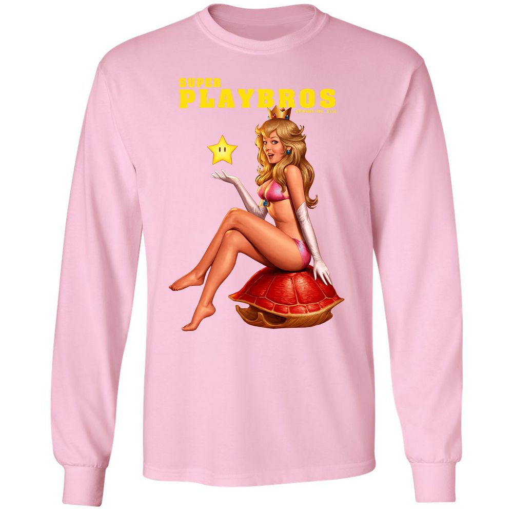 Long Sleeve T-Shirt - SSVYHSPG - Light Pink - 3