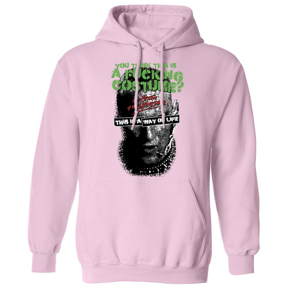 Classic Unisex Hoodie - 62XULF76 - Light Pink - 3