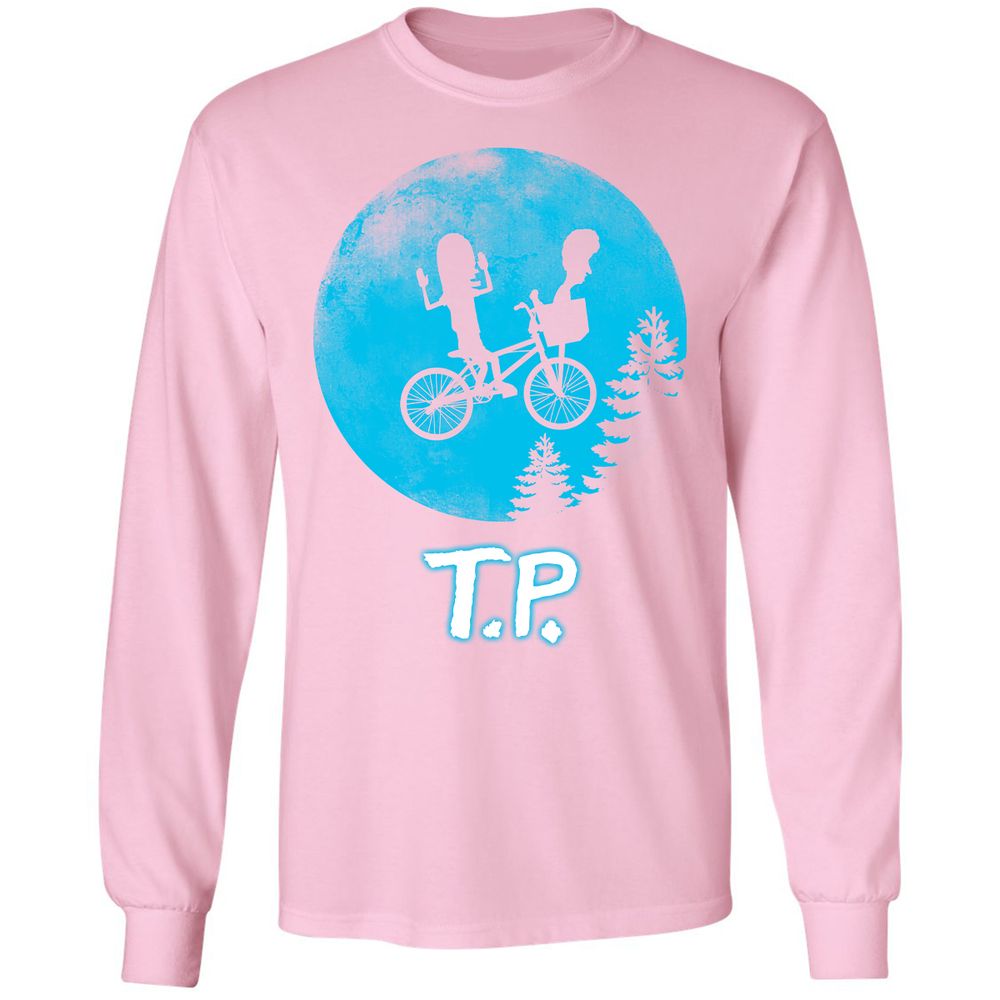 Long Sleeve T-Shirt - 7E2QKVHR - Light Pink - 3