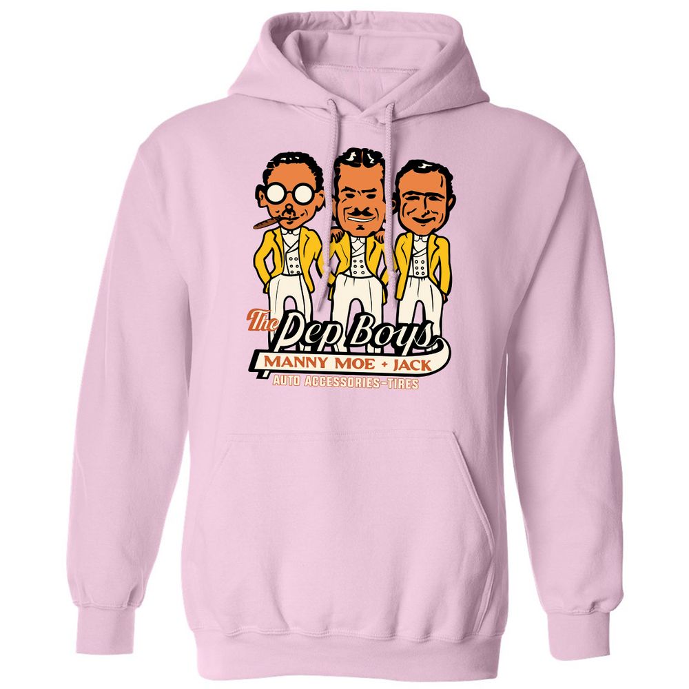 Classic Unisex Hoodie - FPWU1H9X - Light Pink - 3