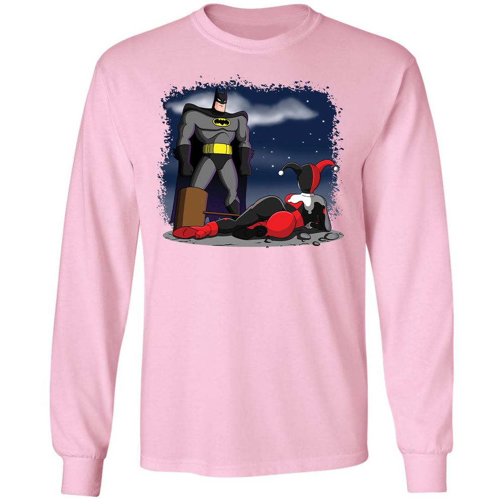 Long Sleeve T-Shirt - HKU9N7Y9 - Light Pink - 3