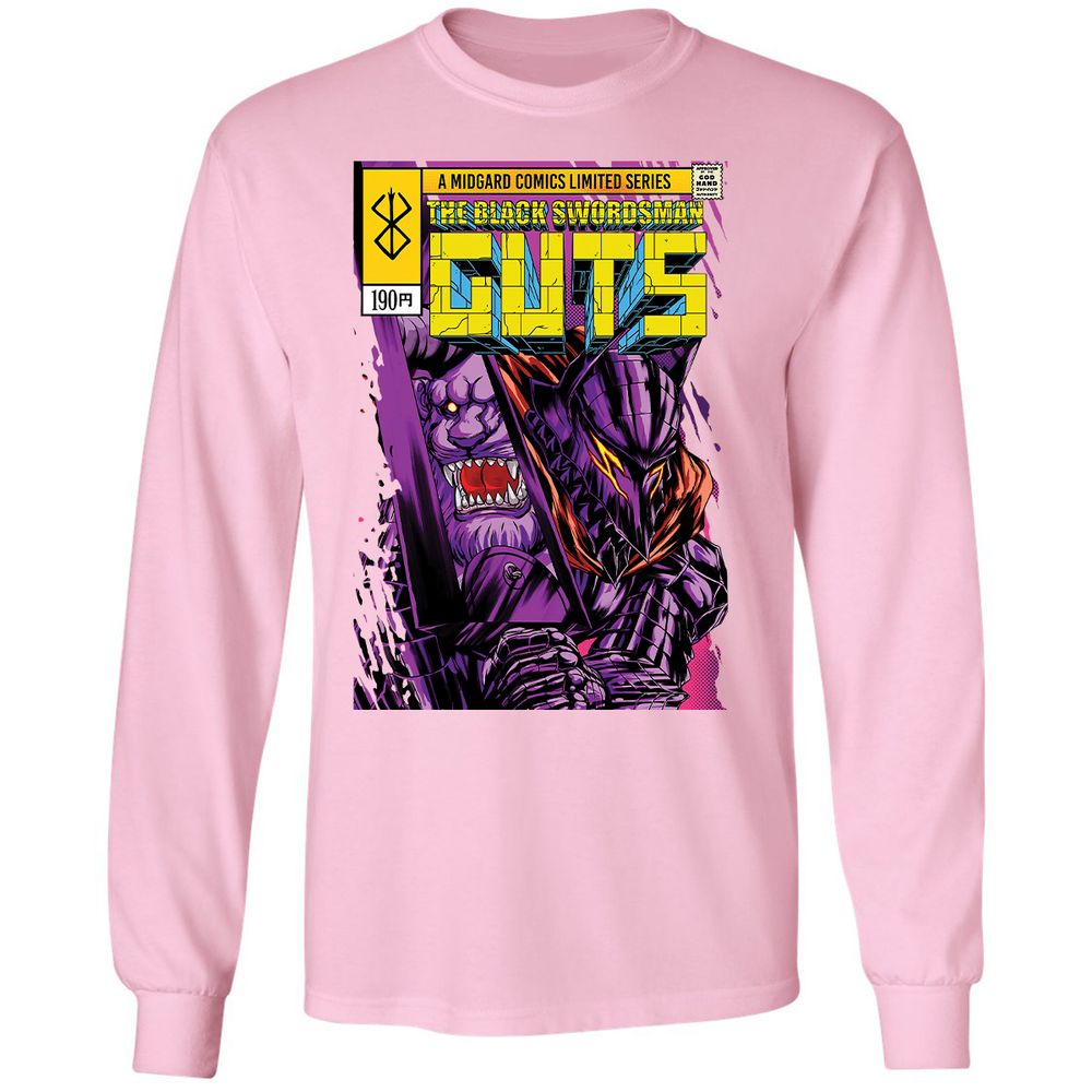 Long Sleeve T-Shirt - Y1GHFHZ2 - Light Pink - 3