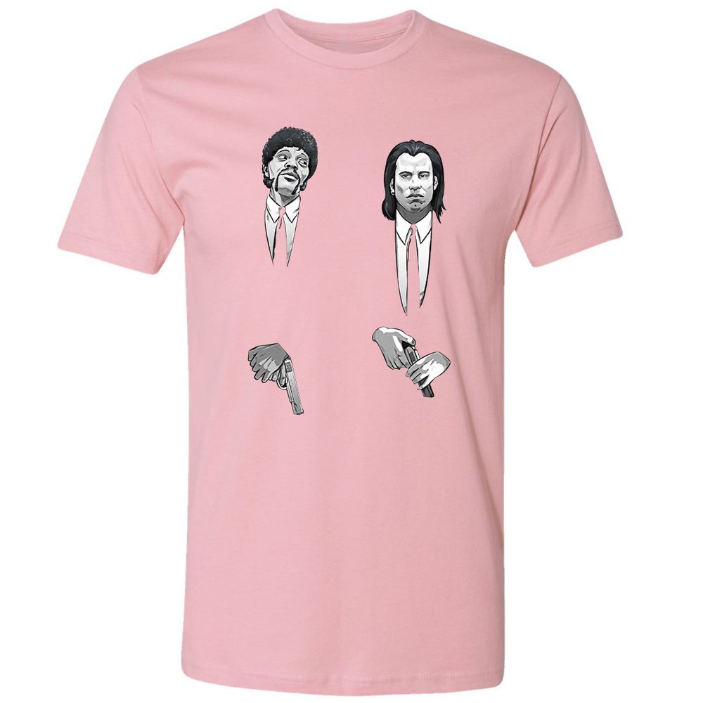 Premium Unisex T-Shirt - 8FAMU3D4 - Light Pink - 3