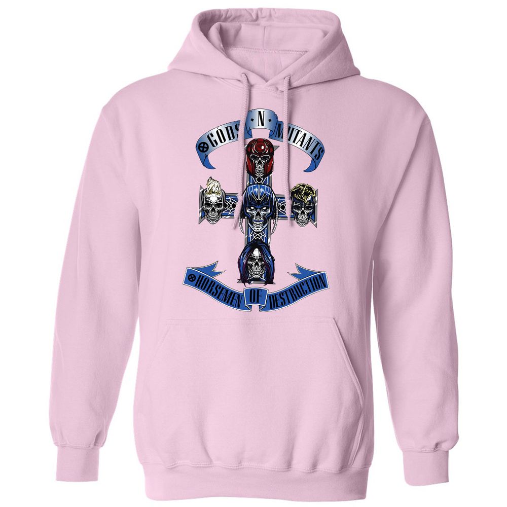 Classic Unisex Hoodie - QSLFD31U - Light Pink - 3