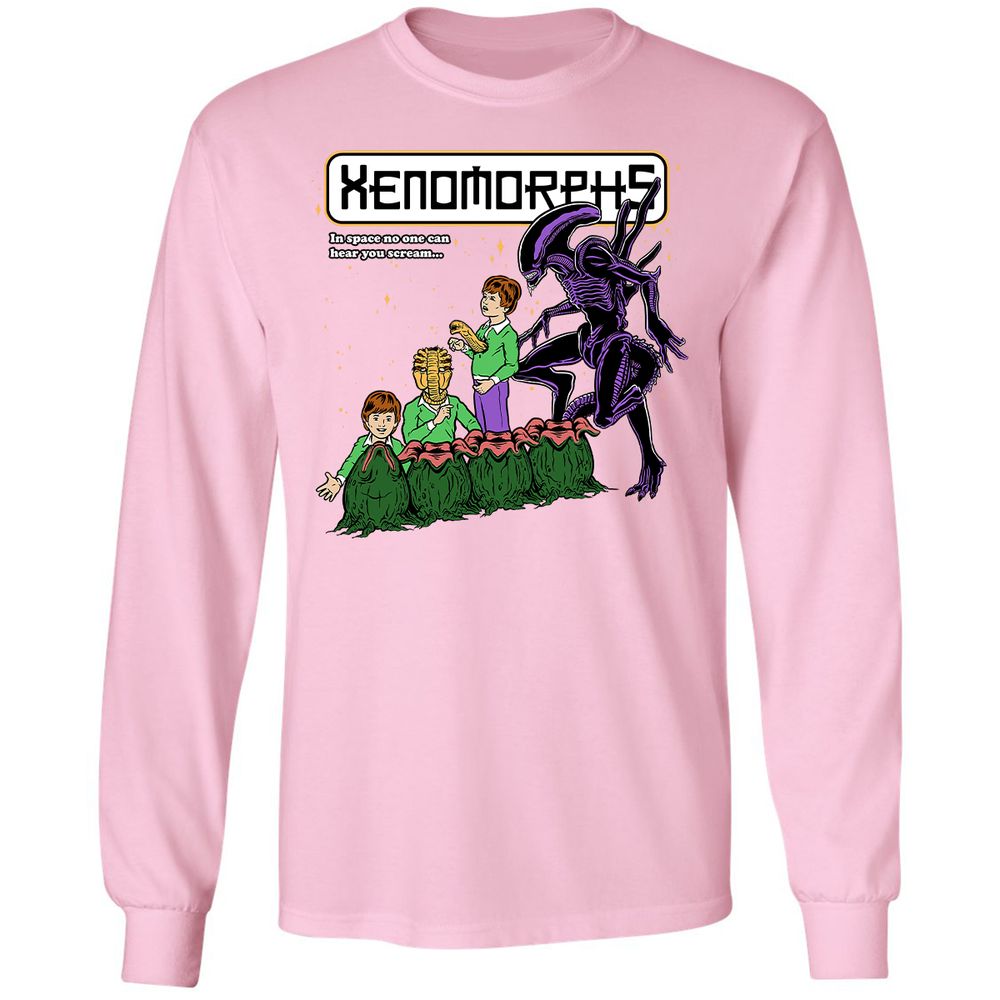 Long Sleeve T-Shirt - VRVXW8ZS - Light Pink - 3