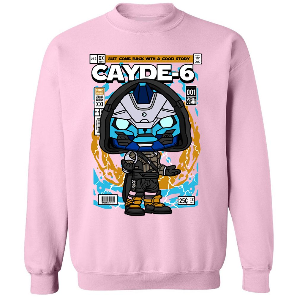 Classic Unisex Sweatshirt - BCQH9J48 - Light Pink - 3