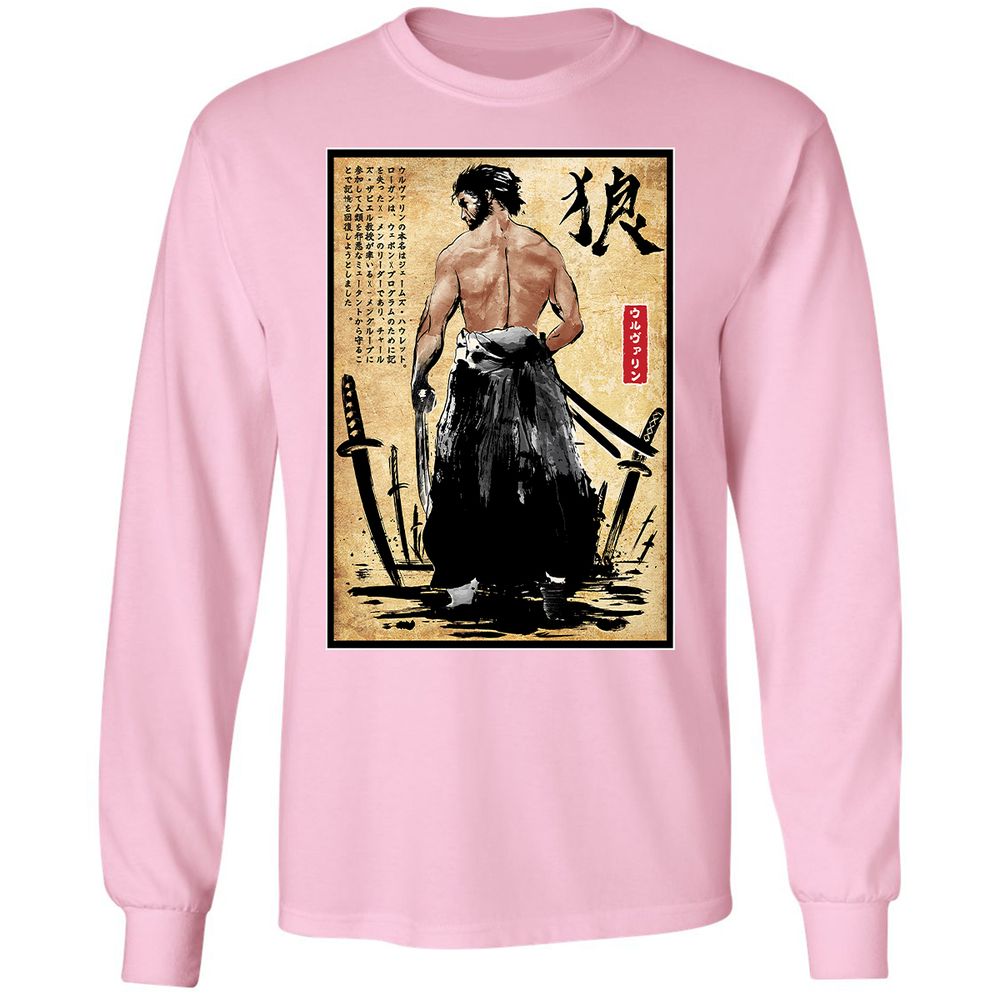 Long Sleeve T-Shirt - WLAHSB6H - Light Pink - 3