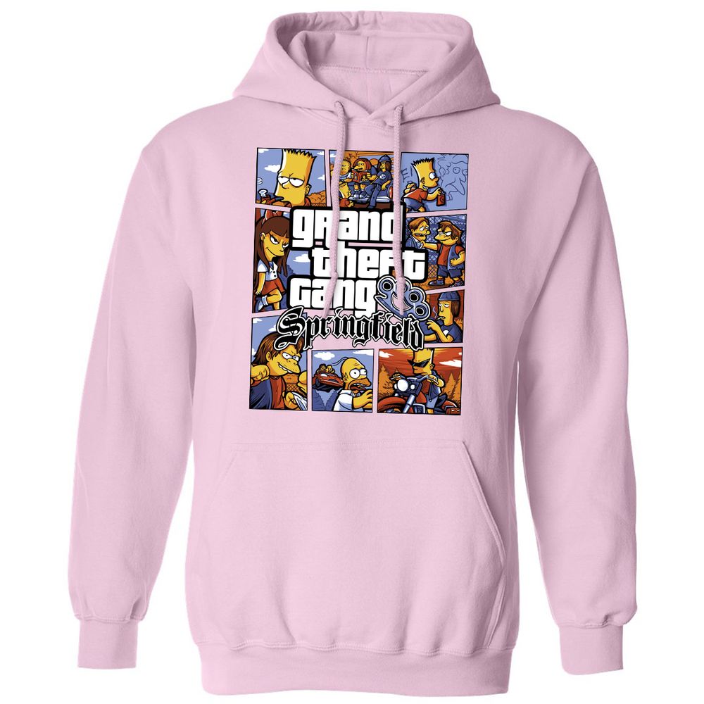 Classic Unisex Hoodie - Y81KBBQV - Light Pink - 3