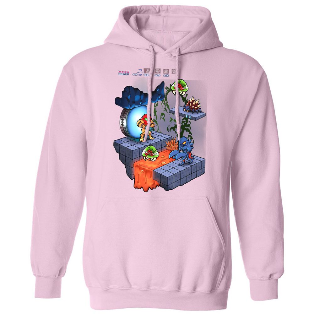 Classic Unisex Hoodie - EWH7MKDW - Light Pink - 3