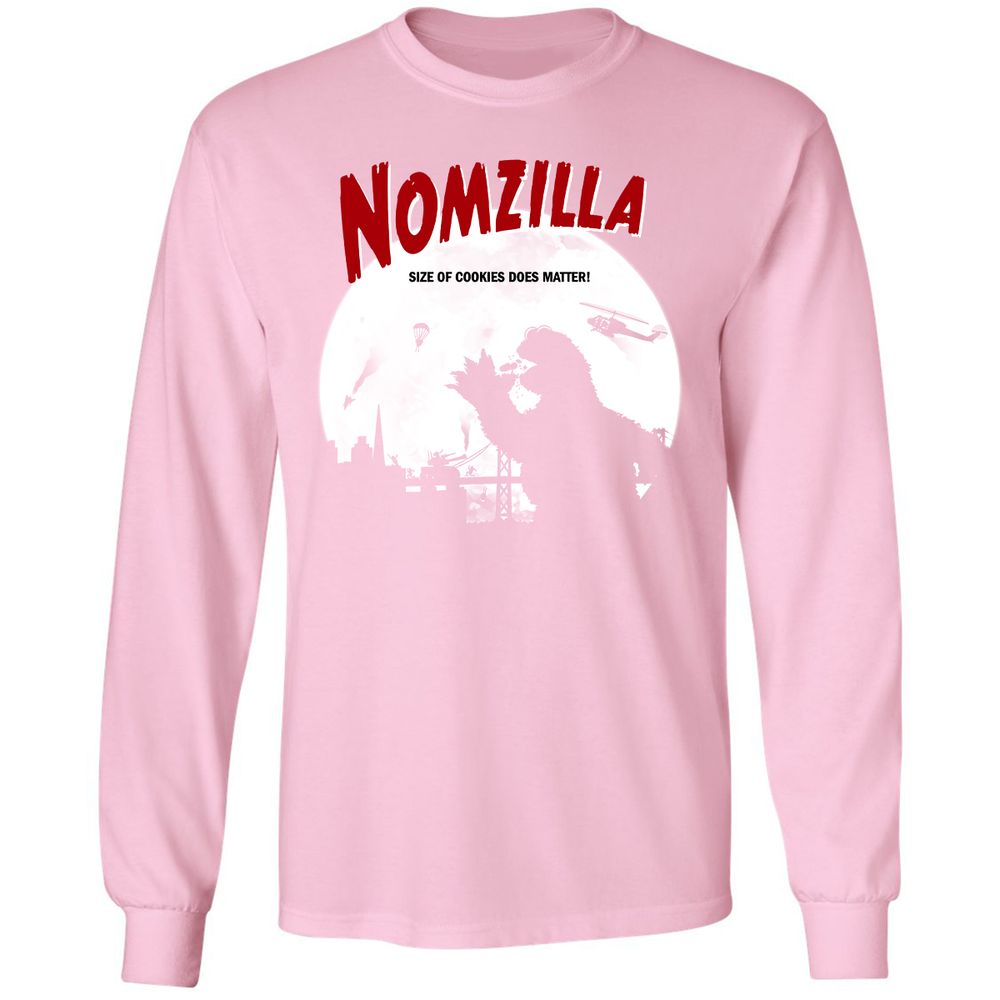 Long Sleeve T-Shirt - YX34RKHQ - Light Pink - 3