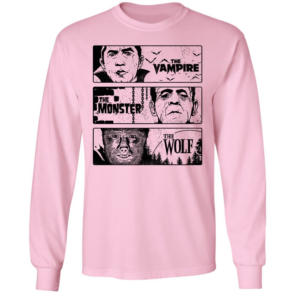 Long Sleeve T-Shirt - XYJN5Z32 - Light Pink - 3