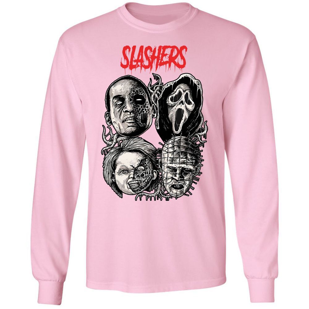 Long Sleeve T-Shirt - GFHQT73Z - Light Pink - 3