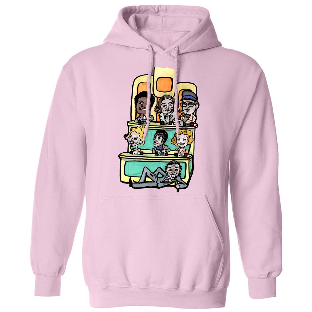 Classic Unisex Hoodie - XJBP51B9 - Light Pink - 3