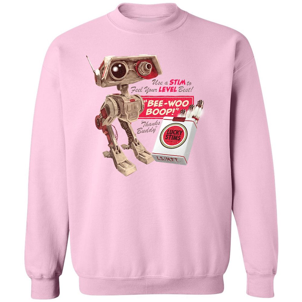 Classic Unisex Sweatshirt - F1QCYJT7 - Light Pink - 3