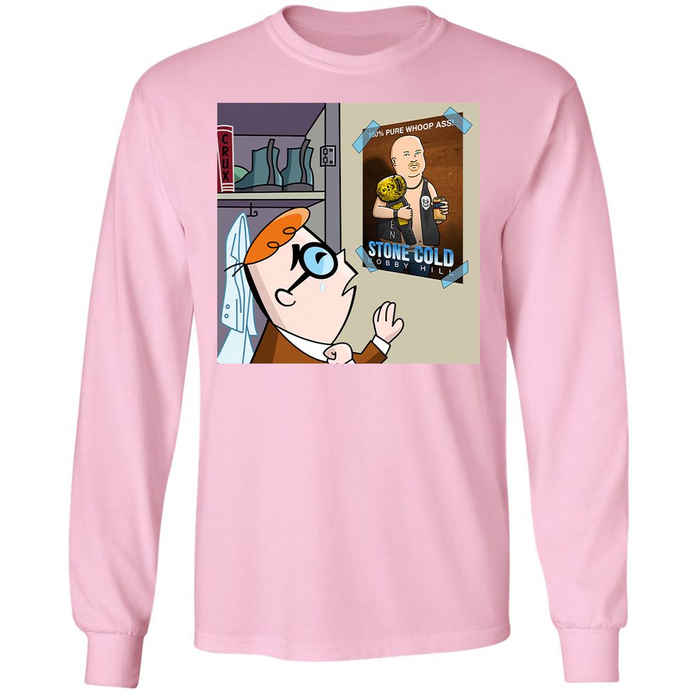 Long Sleeve T-Shirt - S6NS5QV7 - Light Pink - 3