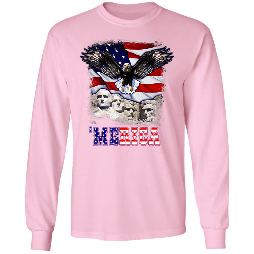 Long Sleeve T-Shirt - QQQL9VY6 - Light Pink - 3