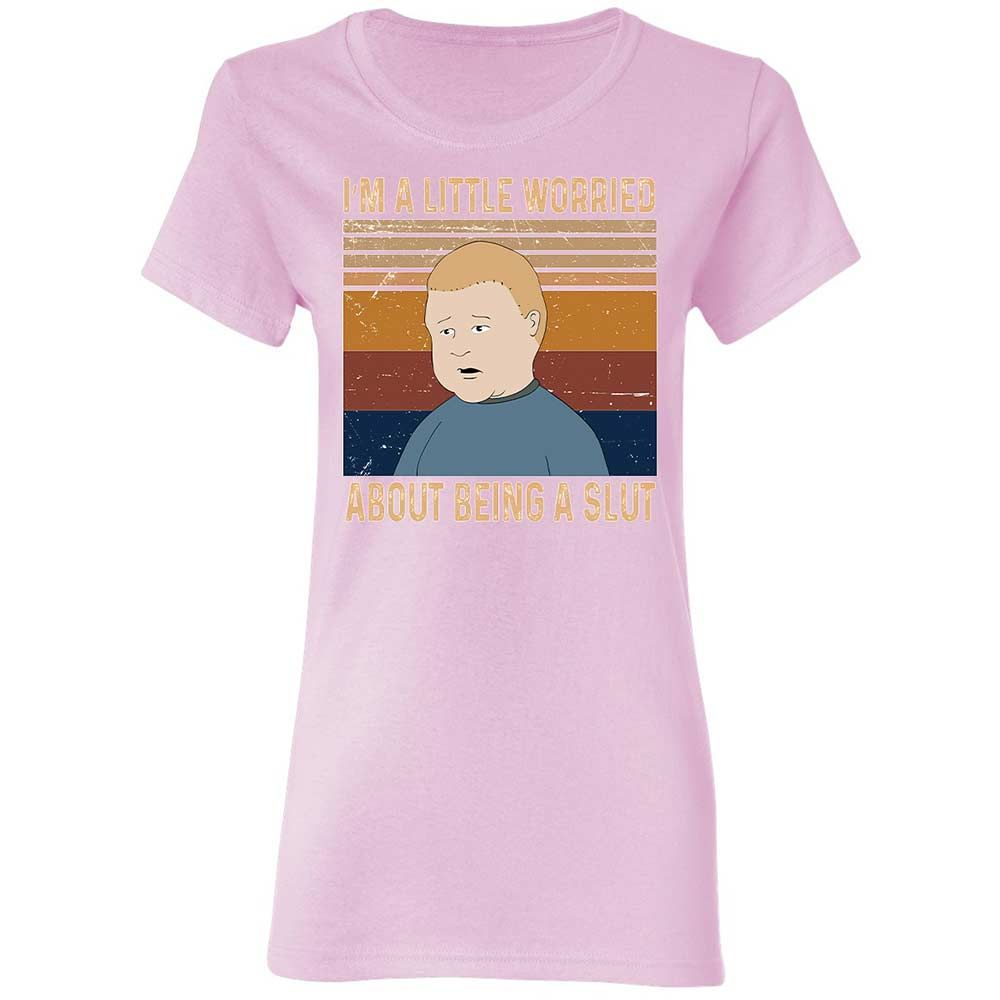 I'm a Little Worried About Being a Slut - Light Pink - 3