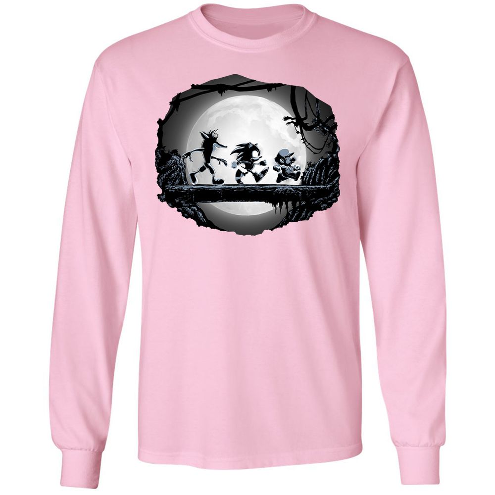 Long Sleeve T-Shirt - VYC94Z8R - Light Pink - 3