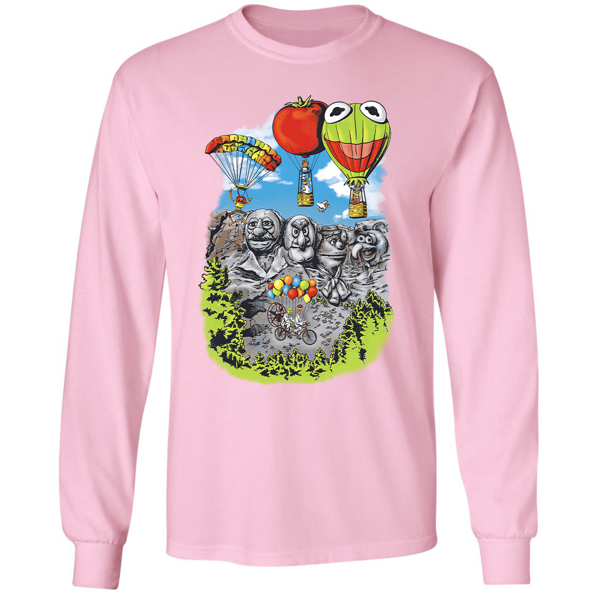 Long Sleeve T-Shirt - GSHVZWWU - Light Pink - 3