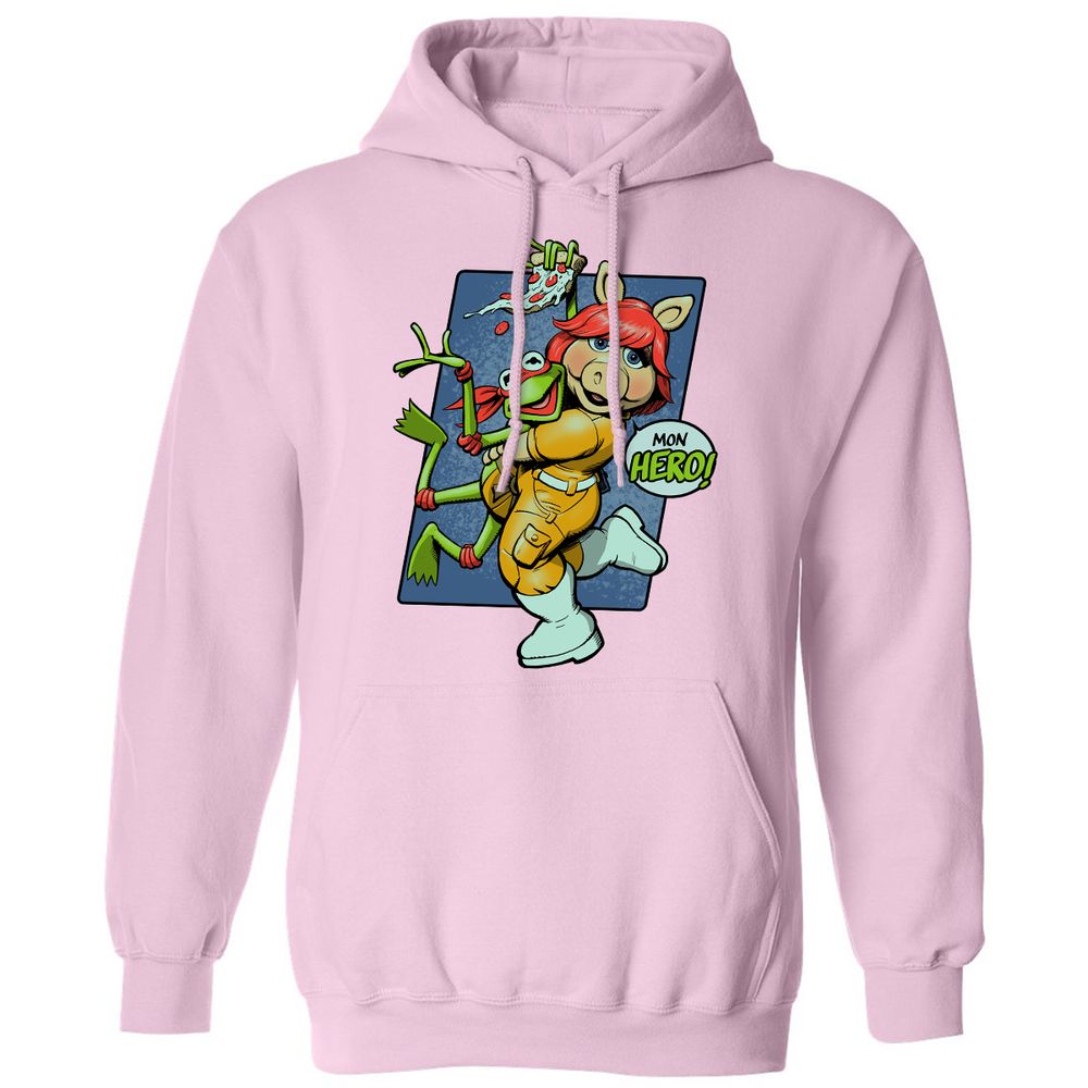 Classic Unisex Hoodie - P6D39PWA - Light Pink - 3