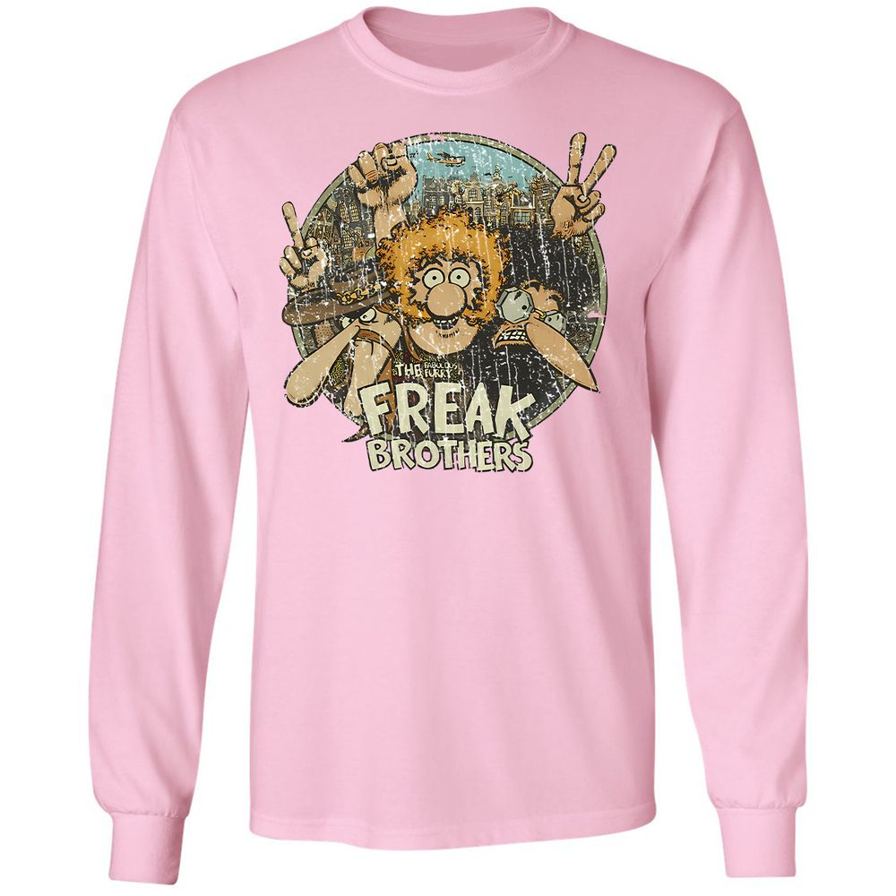 Long Sleeve T-Shirt - QM6AFH1J - Light Pink - 3