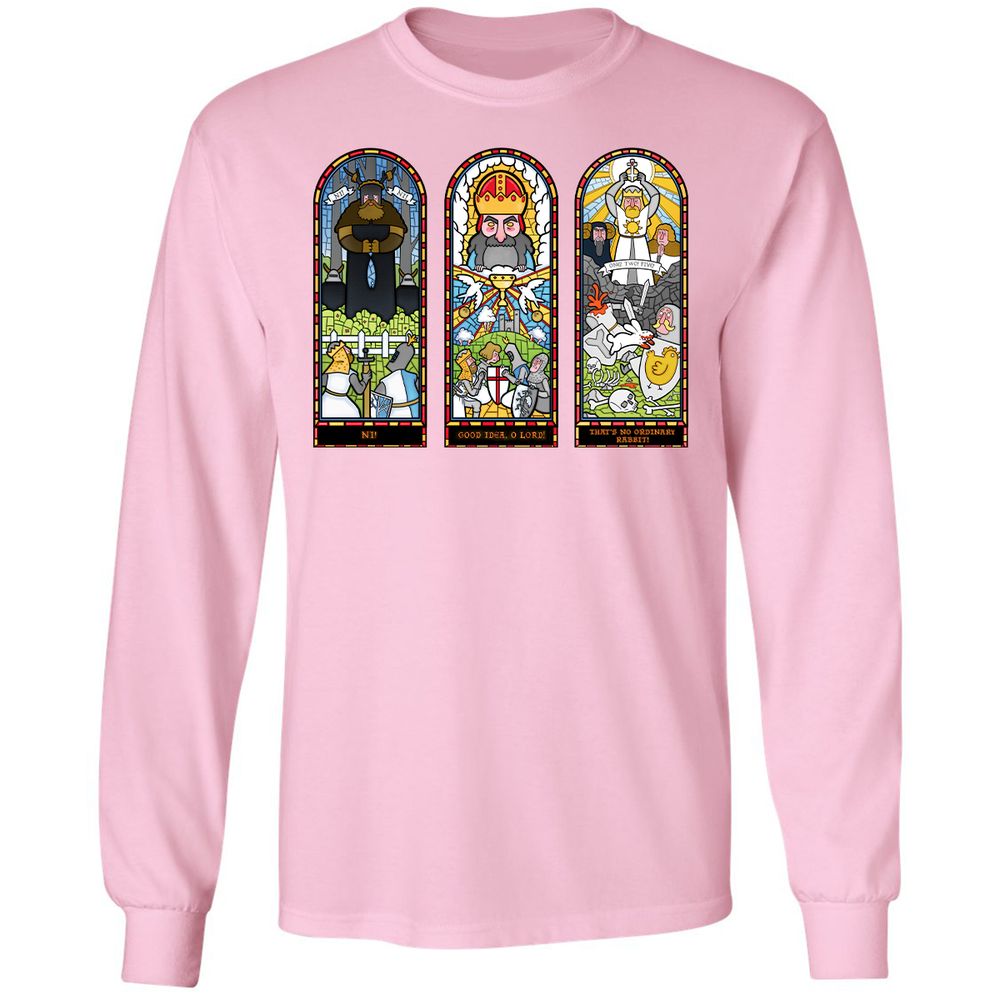 Long Sleeve T-Shirt - HECUBL65 - Light Pink - 3