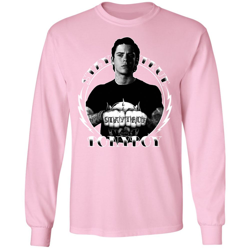 Long Sleeve T-Shirt - 9V922KX6 - Light Pink - 3