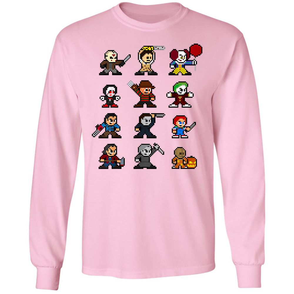 Long Sleeve T-Shirt - HXQTA5MV - Light Pink - 3