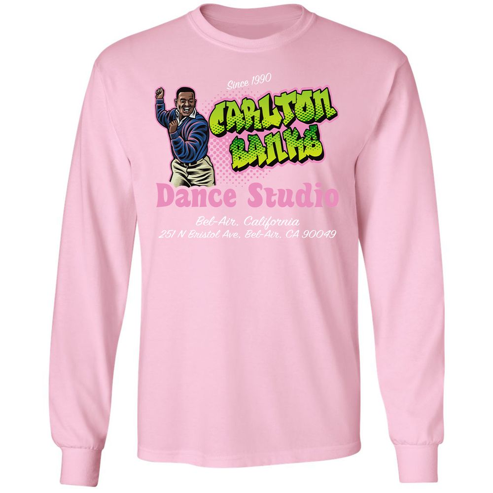 Long Sleeve T-Shirt - SA8RHNPQ - Light Pink - 3