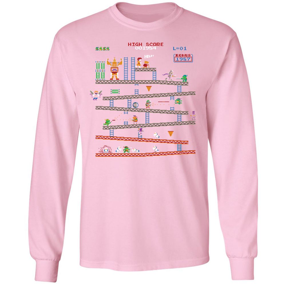 Long Sleeve T-Shirt - JN7Z9AUW - Light Pink - 3
