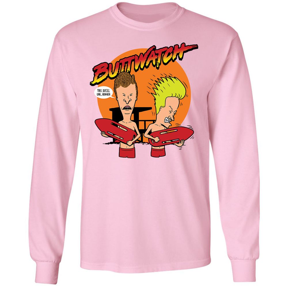 Long Sleeve T-Shirt - T4BRBJL9 - Light Pink - 3