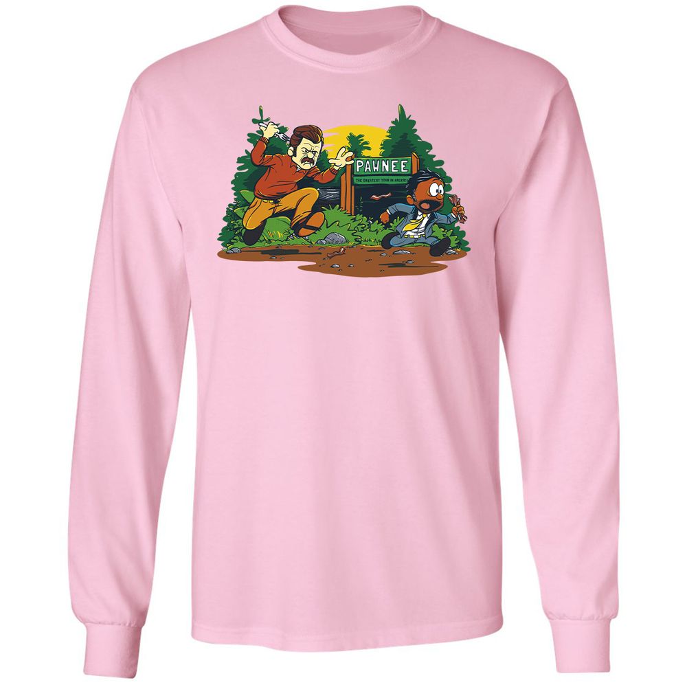 Long Sleeve T-Shirt - KHVZZC1U - Light Pink - 3